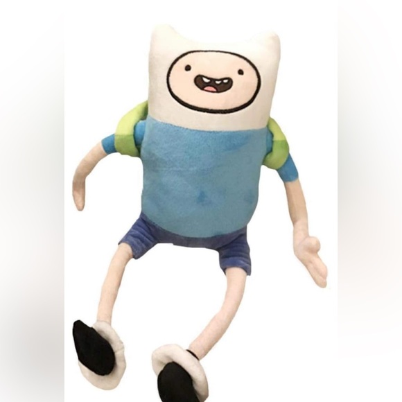 Adventure Time- Finn the Human Plushie - NWOT - 13 inches - Picture 2 of 2